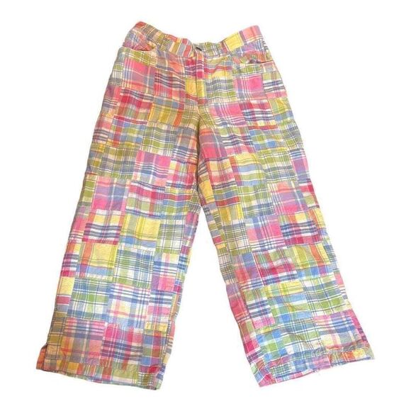 JONES NEW YORK SPORT | Madras 100% Cotton Lightweight Pant | Vintage | Size 4 - Picture 2 of 5